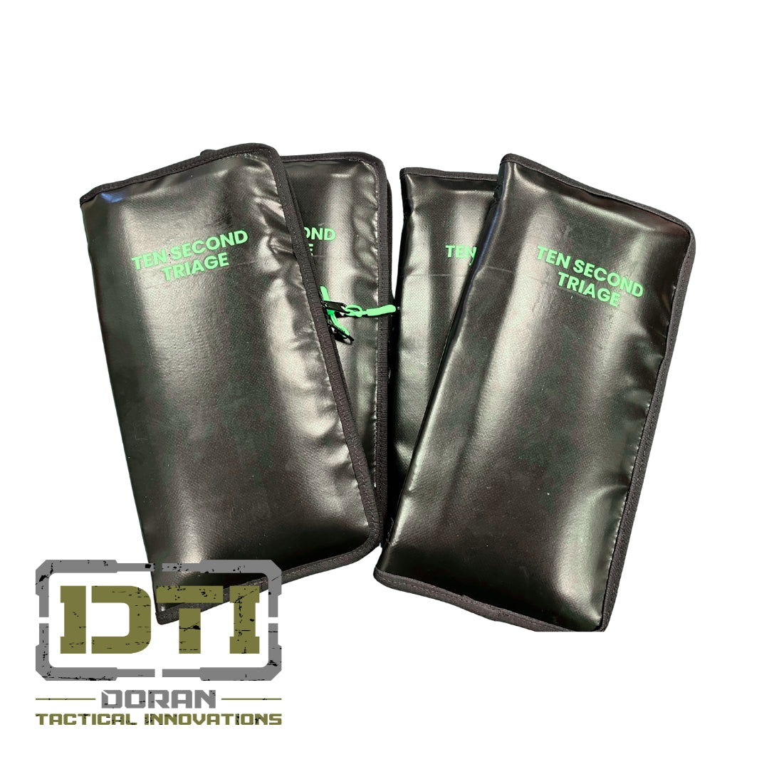 Custom-Branded Wipe Clean Ten Second Triage–(TST) Kit- Super Heavy Duty & Impermeable PVC