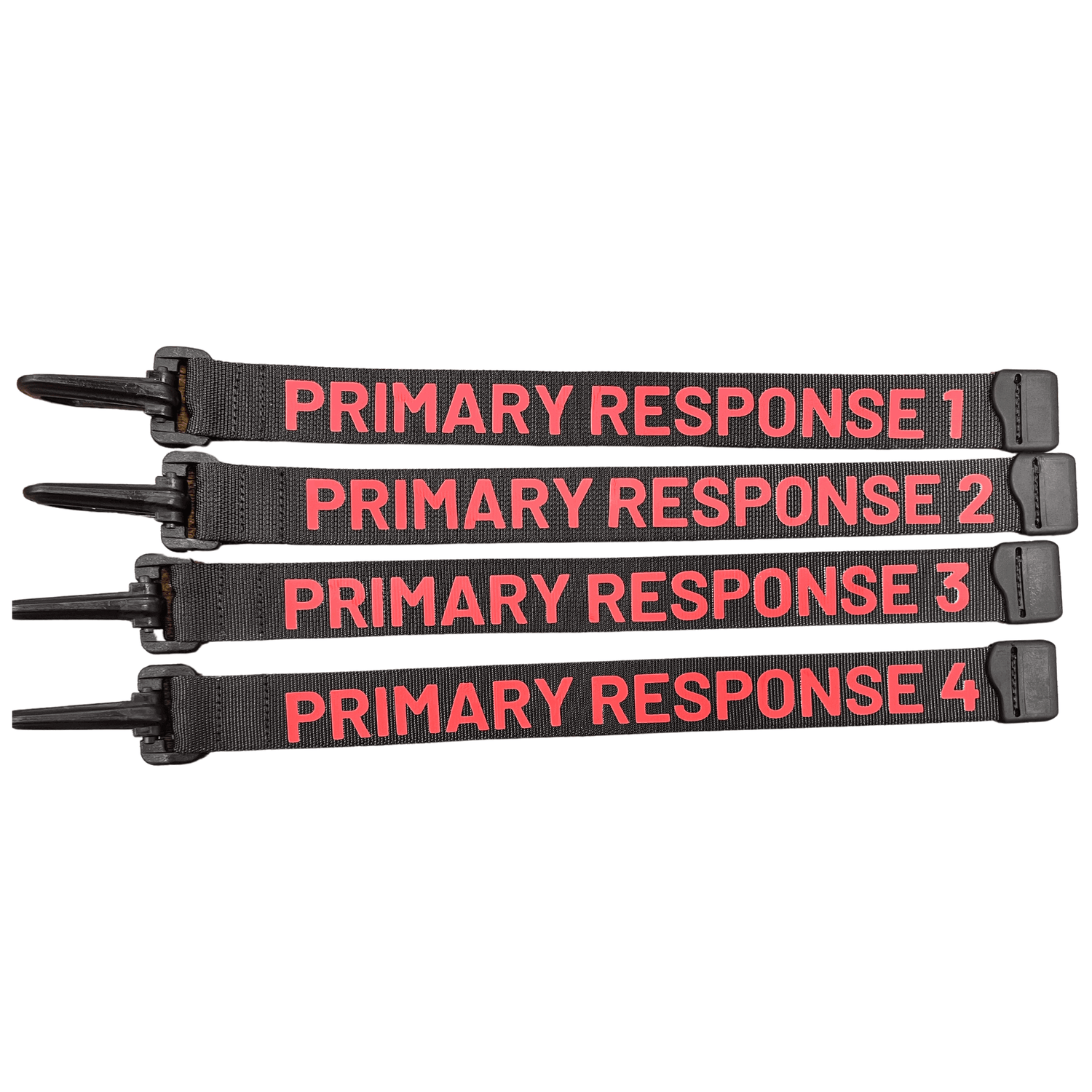 Printed Bag Tags - Primary Response 1 ,2,3,4 - Doran Tactical InnovationsPrinted Bag Tags - Primary Response 1 ,2,3,4